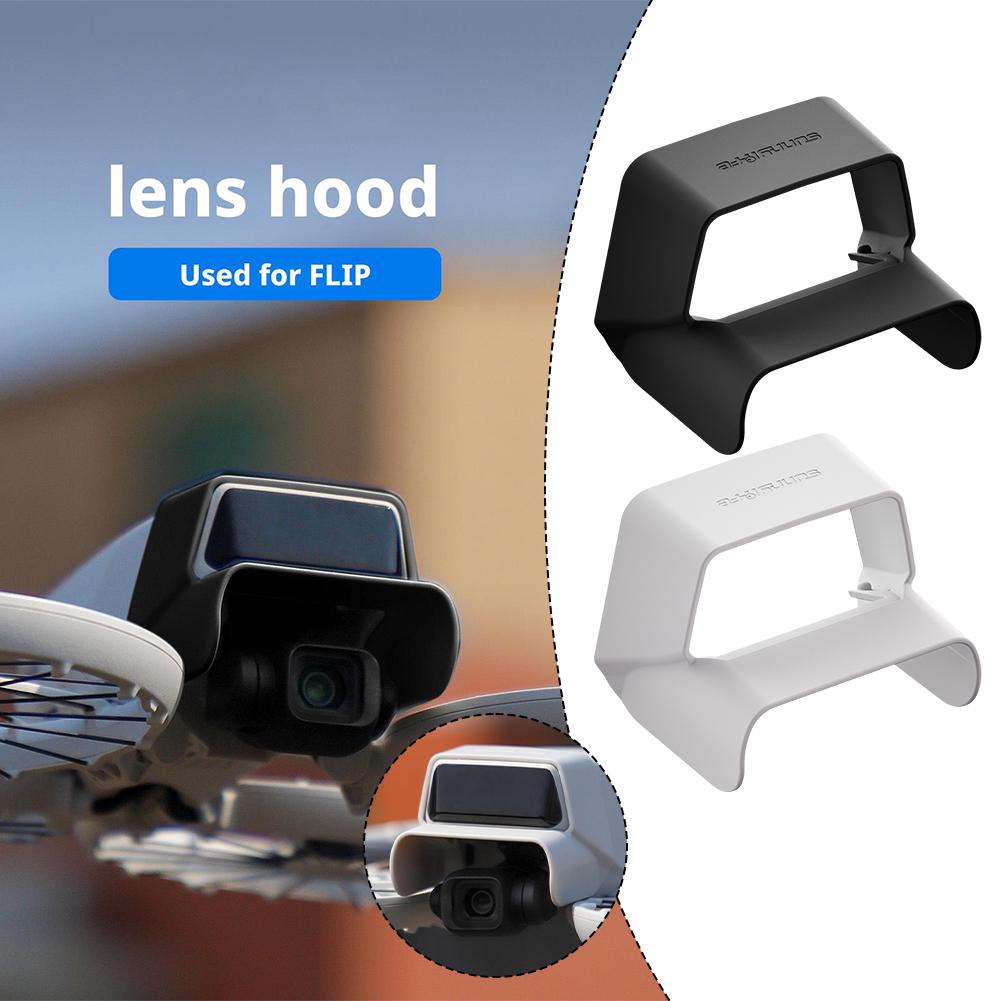 Drone Sun Shade - ฝาครอบเลนส์สำหรับ DJI Flip ป้องกันแสงสะท้อน ปลดล็อกได้อย่างรวดเร็ว ที่บังแดดป้องกันเลนส์สำหรับอุปกรณ์เสริมโดรน