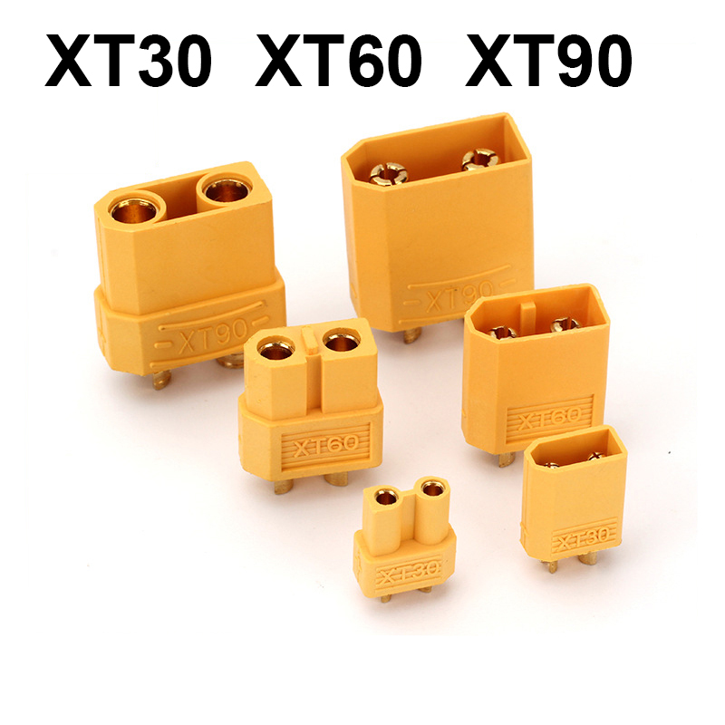 1/2/5/10ชิ้น XT60 XT-60ตัวผู้ต - Drone Battery Adapter บทวิจารณ์และราคา