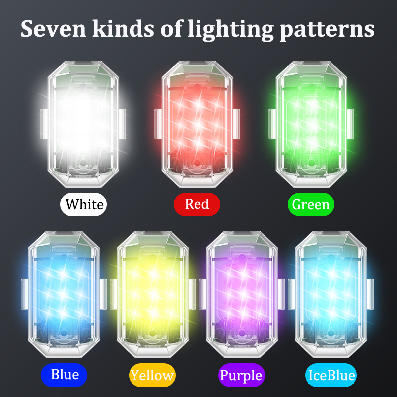 ไฟสโตรบ LED ไร้สาย 2 ชิ้น/4 ชิ - Drone Beacon Light บทวิจารณ์และราคา