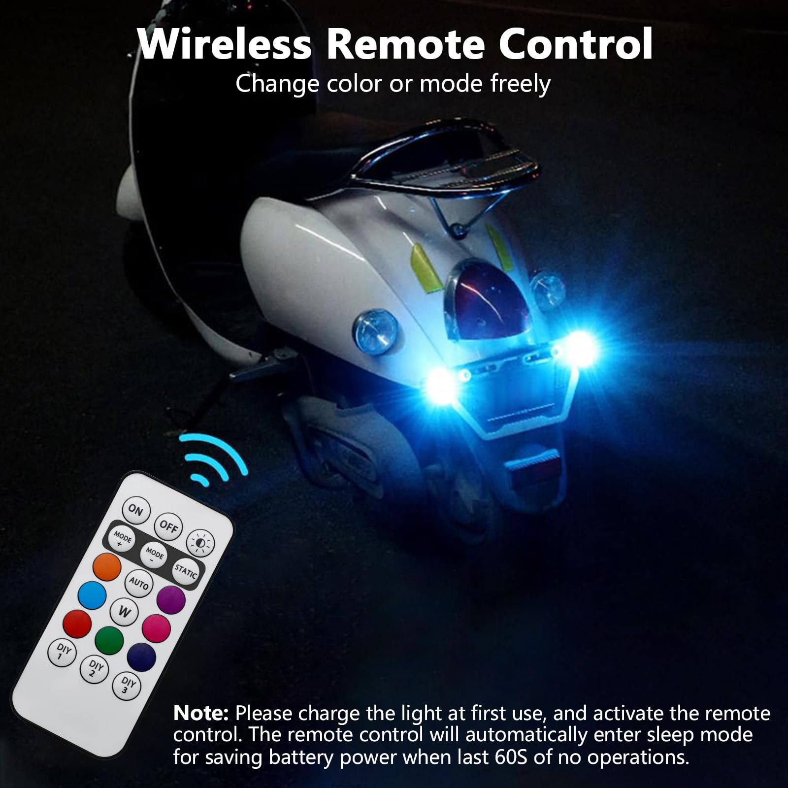 ไฟสโตรบ LED 4 ชิ้น พร้อมรีโมทค - Drone Strobe Light บทวิจารณ์และราคา