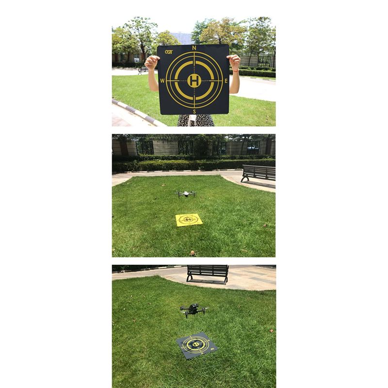 แผ่นรองลงจอดโดรน Y47A ขนาด 43  - Drone Landing Pad บทวิจารณ์และราคา