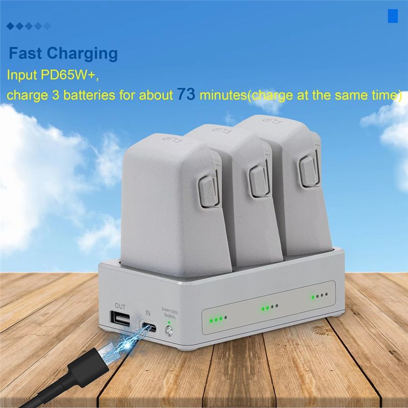 B92B ฮับชาร์จสามทางสำหรับ DJI  - Drone Charging Hub บทวิจารณ์และราคา