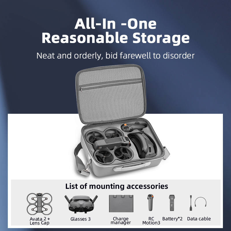 กระเป๋าเดินทางสำหรับ DJI Avata - Drone Carrying Case บทวิจารณ์และราคา